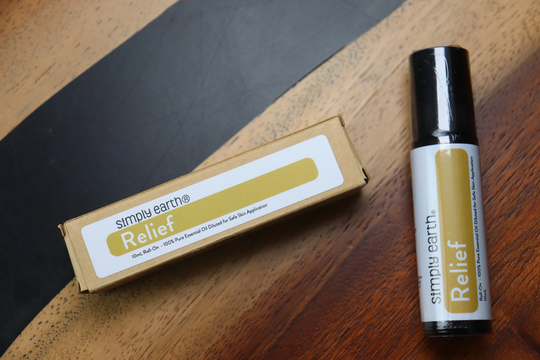 Relief Essential Oil Blend Roll-On, Simply Earth Oils, Essentil Roll-On For Discomfort