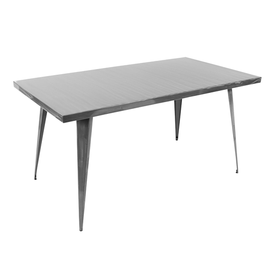 Brushed Metal Talise Dining Table - Small by World Market