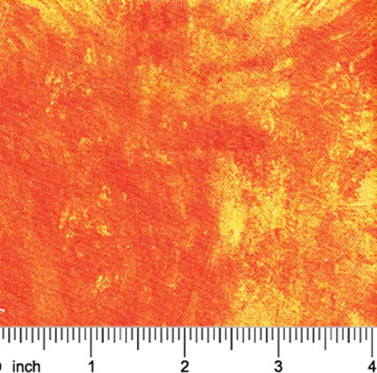 Texture Blender in Orange From Daydreamin' By Stephanie Brandenburg For Northcott Studio Fabric - 100% Quilt Shop Cotton