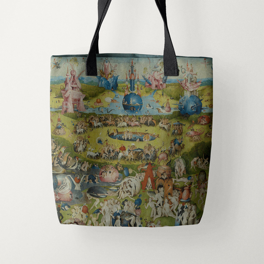 Hieronymus Bosch "The Garden Of Earthly Delights" Tote Bag With Art