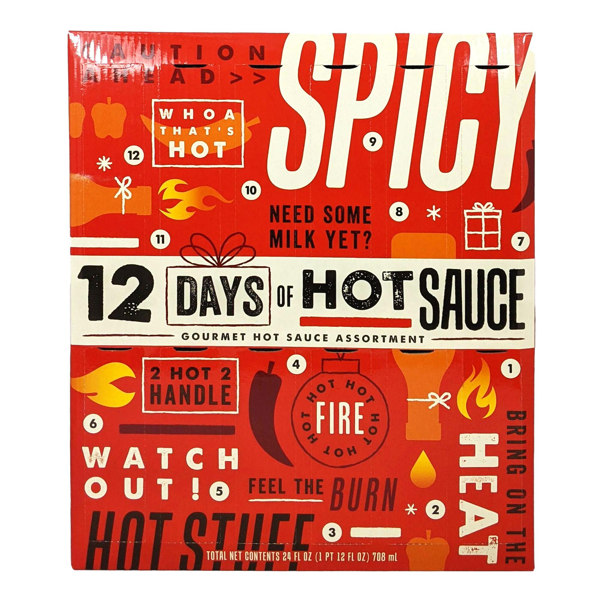12 Days of Hot Sauce Advent Calendar by World Market