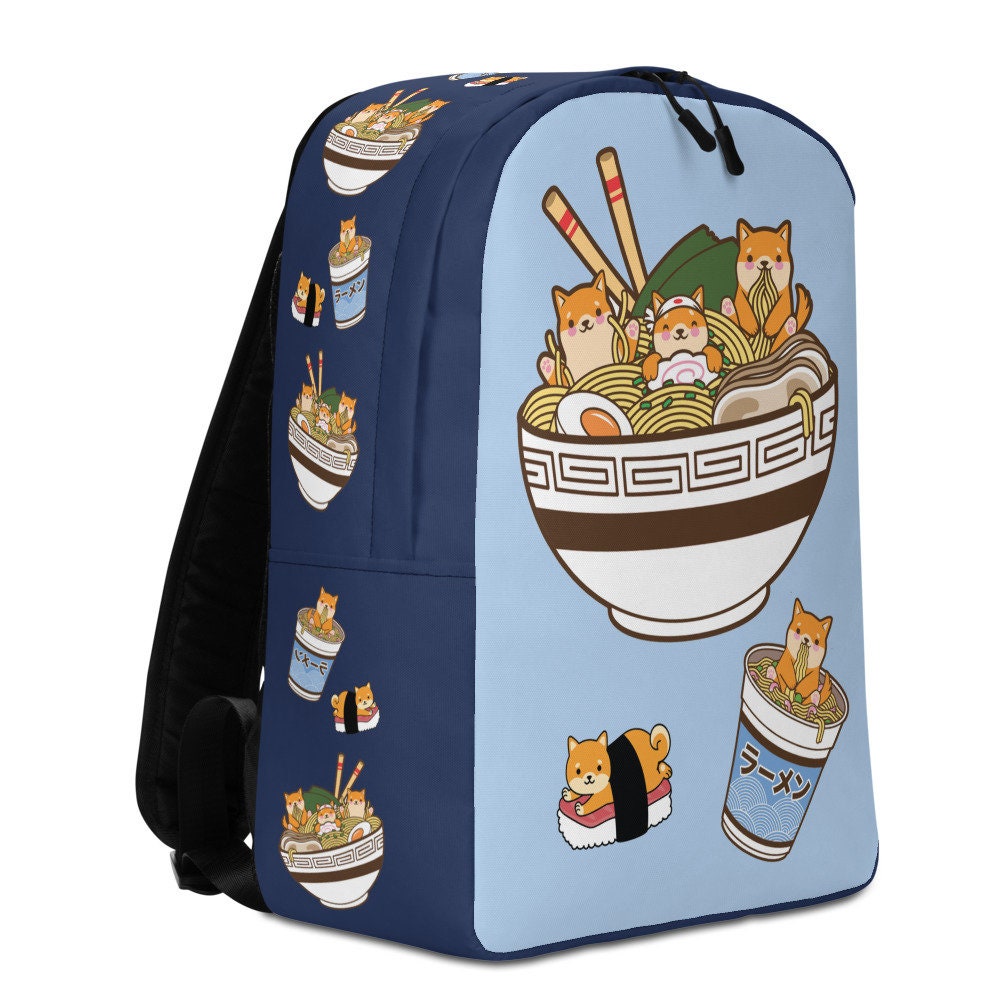 Shiba Inu Backpack Cool Design Of Shiba Inu Ramen & Sushi. Original By Bark&run