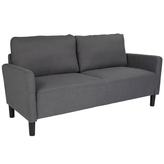 Flash Furniture Washington Park Modern Dark Gray Fabric Polyester/Blend Sofa | 889142499534