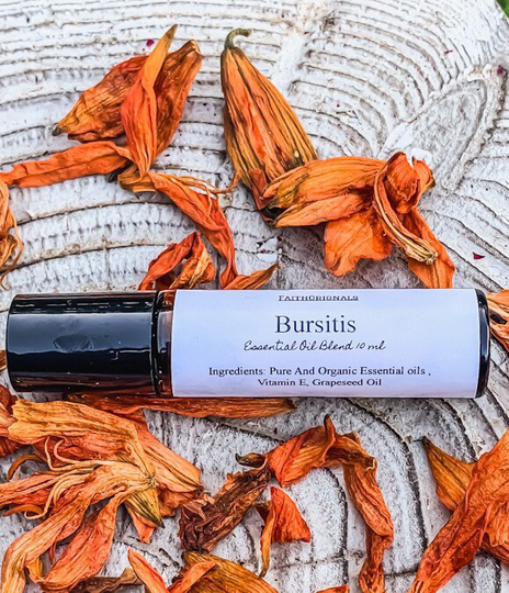 Bursitis Essential Oil Roll On Rollerbottle Blend 10Ml, Oils, Organic, Therapeutic, Personal Care, Self Gift