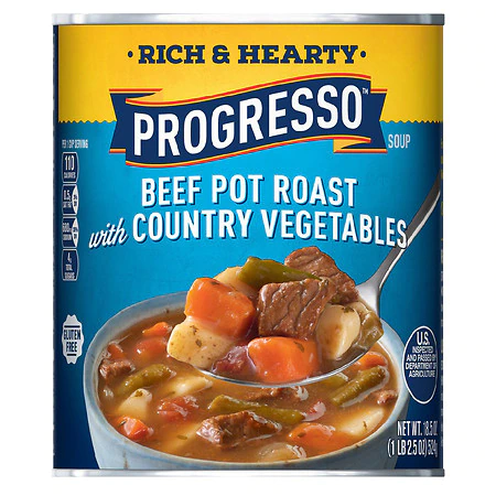 Progresso Hearty Beef Pot Roast Soup - 18.5 OZ