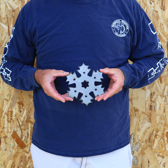 Snowflake Snow Flake Vintage Plasma Cut Corrugated Steel Rustic Metal Sign Restaurant Home Shop Wall Art Christmas Decorations Santa