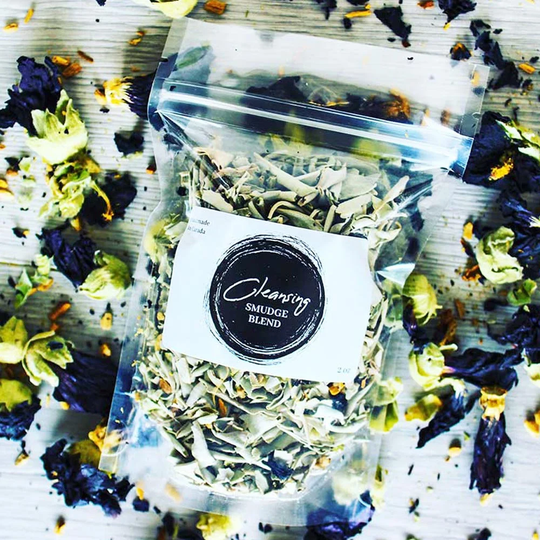 Cleansing Smudge Blend, Sage Blend For Healing & Positive Energy, Kit Beginners