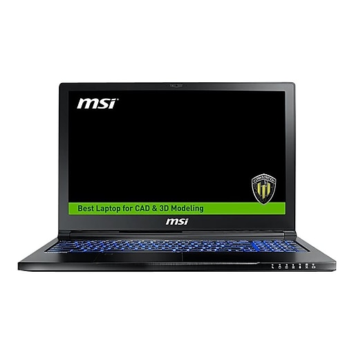 MSI WS63 8SK 024 15.6" Mobile Workstation Laptop, Intel i7