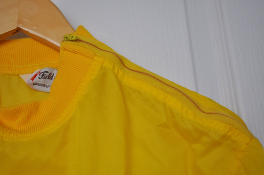 Vintage "Field & Stream" Yellow Top By "Gordon & Ferguson"