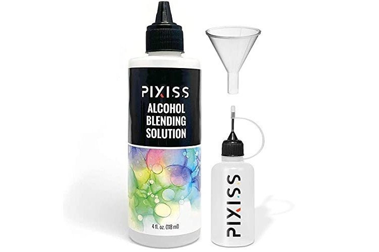 Alcohol Blending Solution For Ink - Large 4Oz Works With All Inks Applicator Tip, Applicator