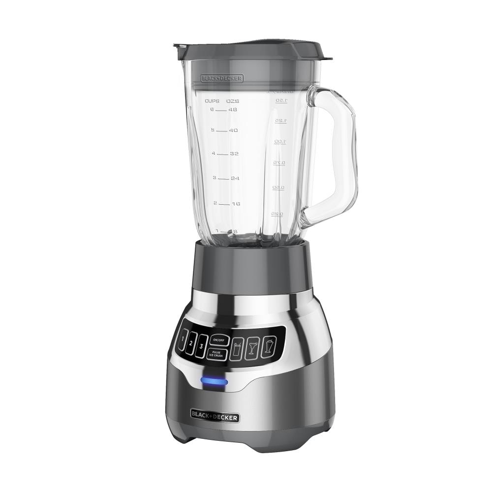 BLACK+DECKER PowerCrush 48-oz Stainless Steel 900-Watt Pulse Control Blender | BL1300DG-T