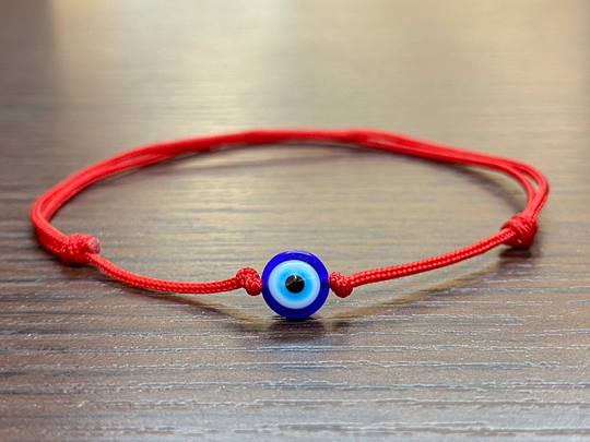Men's Women's Evil Eye Bracelet, Blue Eye, Red String Bracelet, Black Bracelet, Protection Bracelet, Waterproof, Pulsera Hilo Rojo