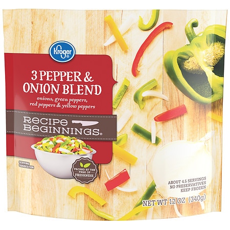 Kroger Recipe Beginnings 3 Pepper & Onion Blend - 12.0 oz