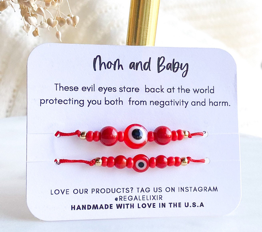 Red Evil Eye Bracelet | Red Coral Baby Bracelets String