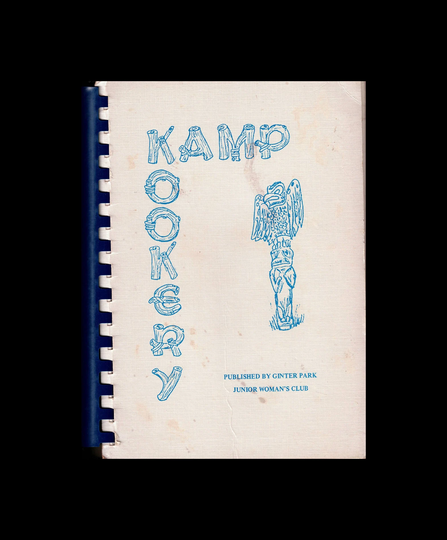 Kamp Kookery Cookbook By Ginter Park Junior Woman's Club, Rare Local Community Cook Book Richmond, Virginia