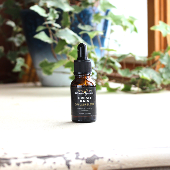 Fresh Rain Essential Oil Diffuser Blend, Petrichor, Refreshing, Rejuvenating Blue Tansy, Patchouli, Clary Sage