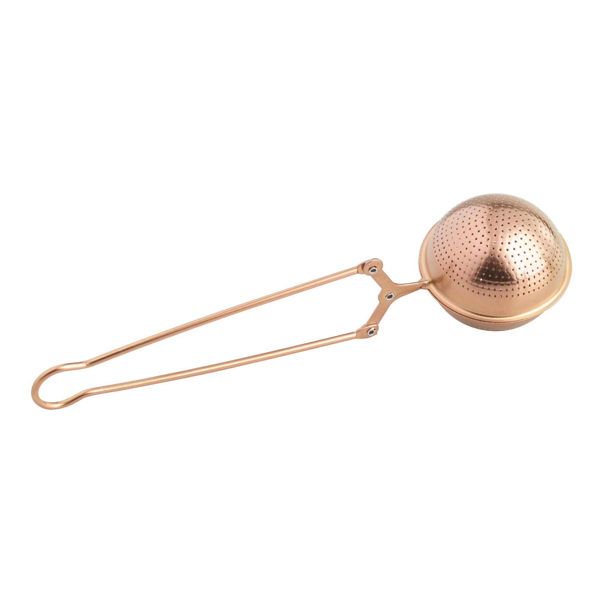 Copper Ball Tea Infuser with Handle by World Market