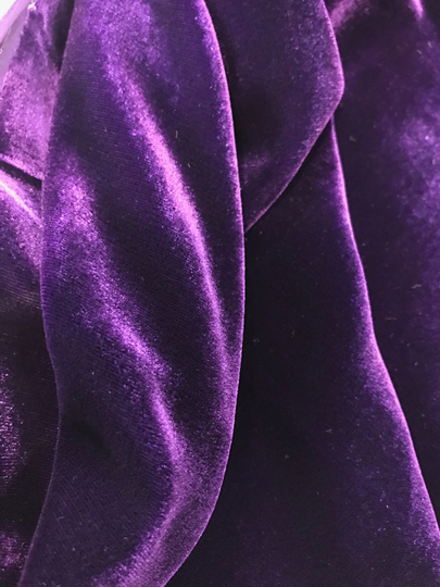 Velvet - Aubergine/ Purple - Silk Rayon Blend