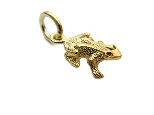 Frog 14K Yellow Gold Charm Pendant