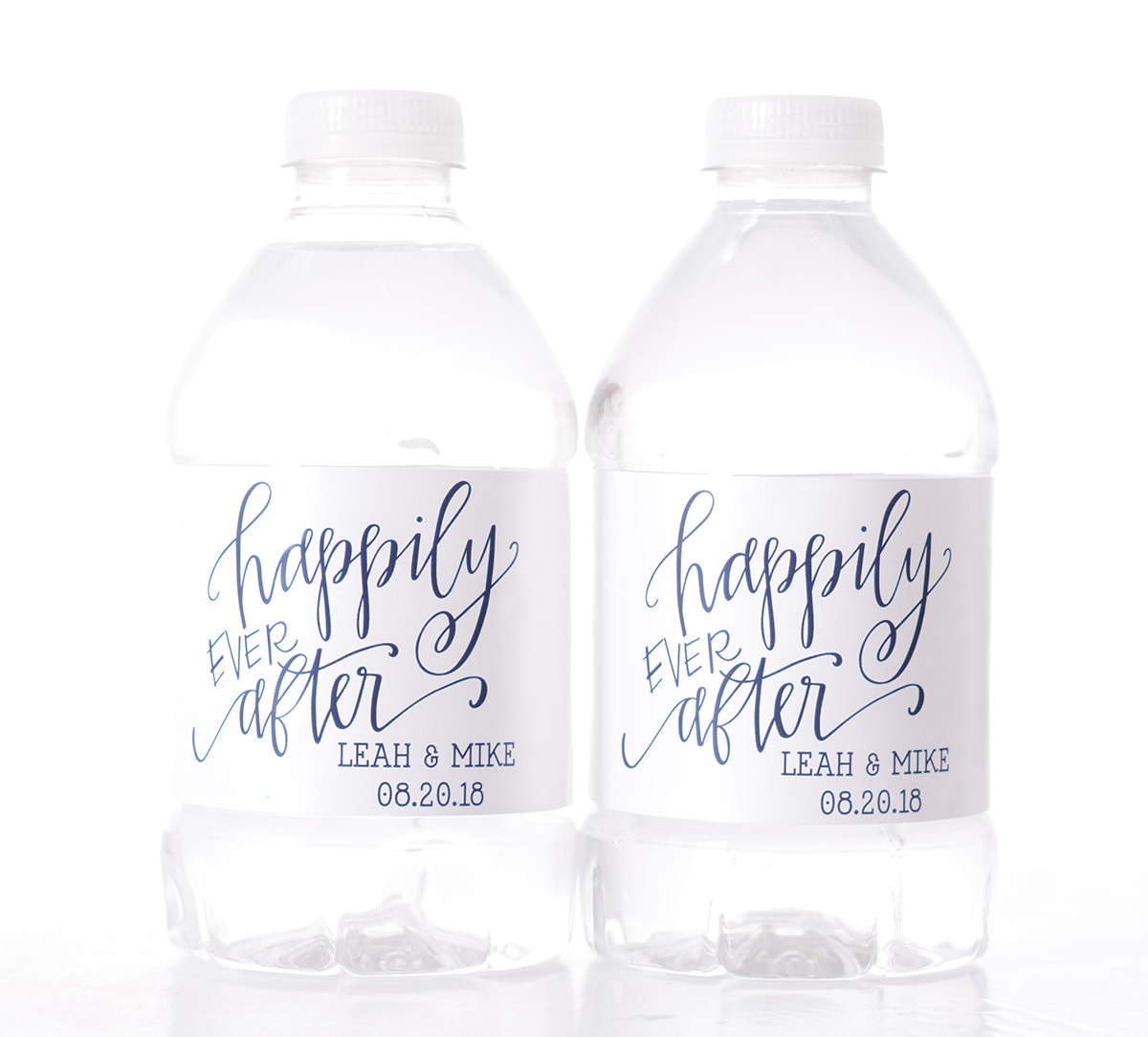 Vintage Wedding Water Bottle Labels - Cute Happily Ever After Stickers For Weddings #vin-Hea