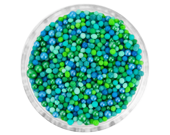 Surf's Up Non-Pareils Blend - Our Surf's Up Blend Is A Mix Of Non-Pareils in Ocean-Inspired Shades Blue & Green
