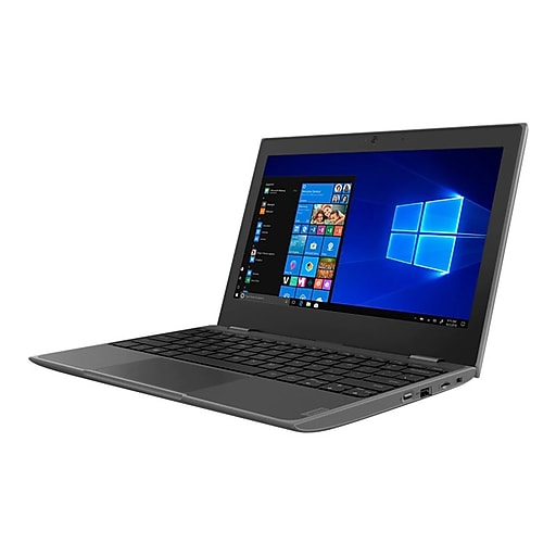 Lenovo 100e 11.6" HD Laptop, AMD 3015e, 4GB Memory, 64GB eMMC, Windows 10 Pro