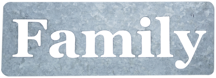 Jillibean Soup Mix the Media Galvanized Stencil-4"X11.25" Fam(4x$6.97)