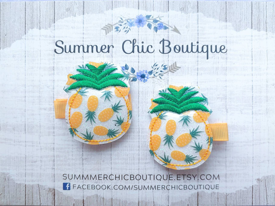 Pineapple Hair Clips, Baby Toddler Girl, Clip, Clips