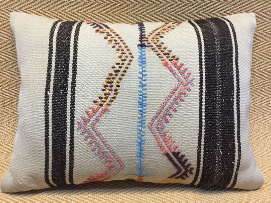 18x24 Kilim Pillow Cover Vintage Decorative Couch Sofa Throw Wool Cushion Cases Handmade Covers