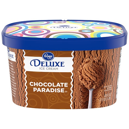 Kroger Deluxe Chocolate Paradise Ice Cream - 48.0 fl oz
