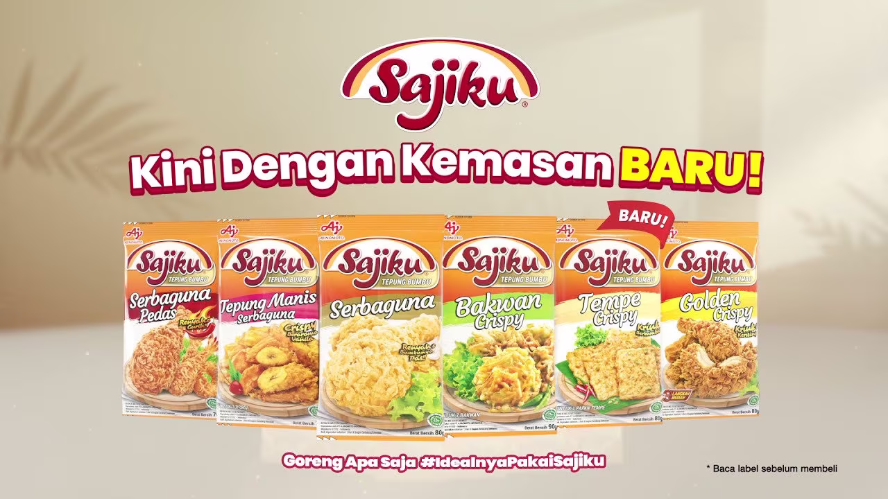 Sajiku Tepung Bumbu | Pedas, Serbaguna, Golden Crispy, Bakwan Manis Tempe Crispy 70Gr