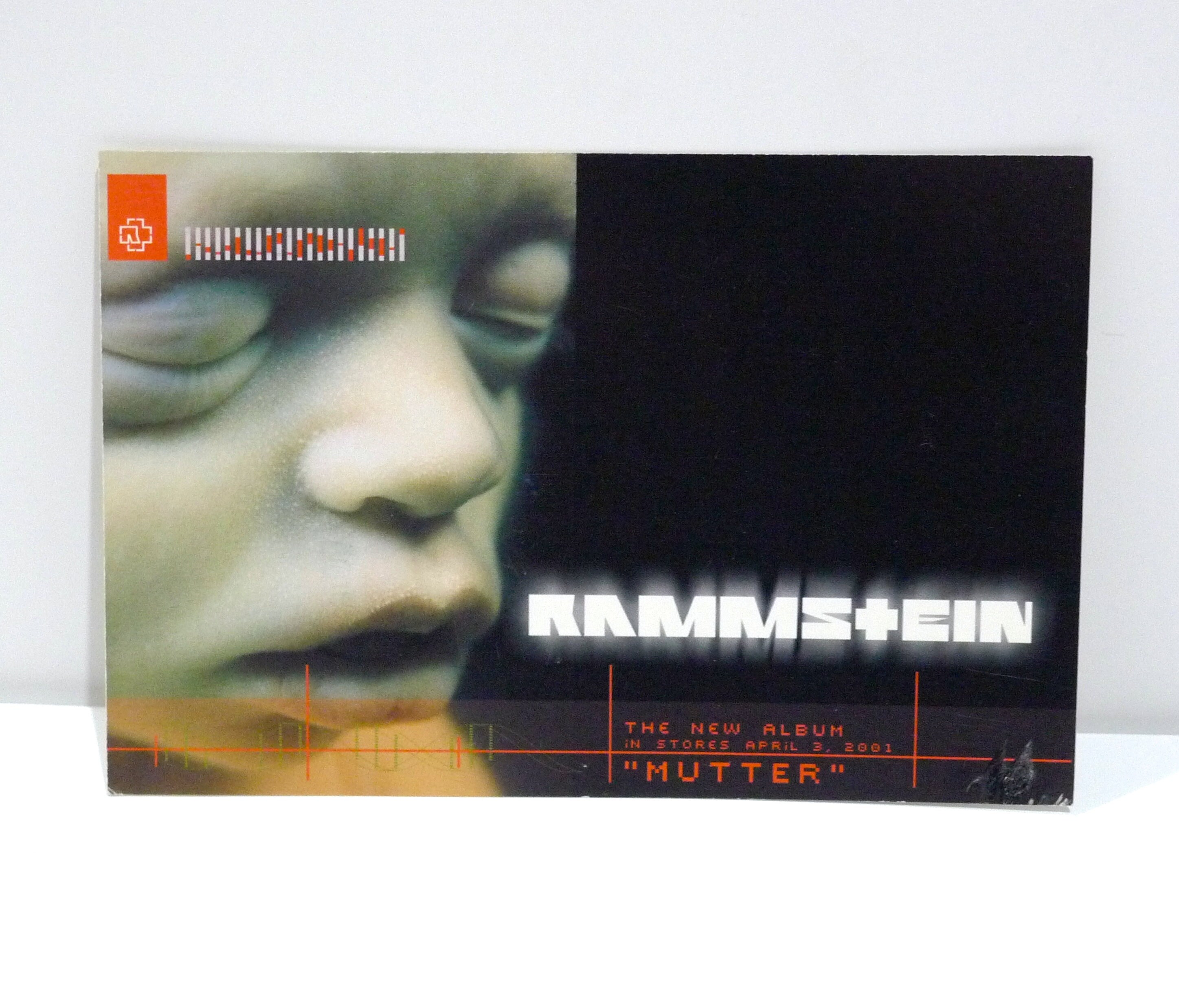Rammstein Postcard - Mutter Vintage German Industrial Metal Band/Till Lindemann Richard Z. Kruspe Mohawk Music Store