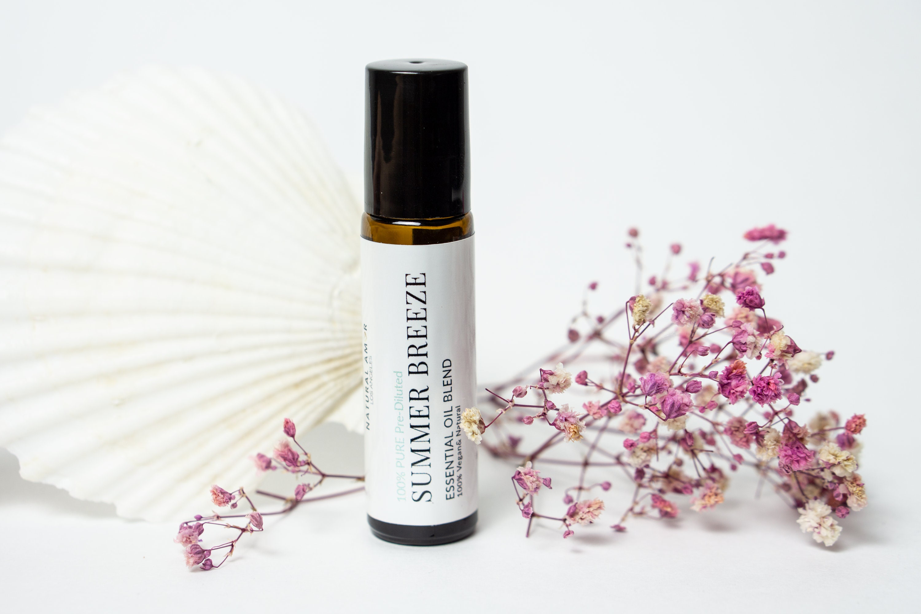Summer Breeze Essential Oil Blend Roller 10 Ml | Itch Relief Peppermint, Lavender| Headache Nausea