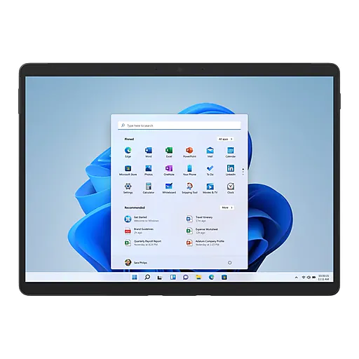Microsoft Surface Pro 8 13" Tablet, 16GB RAM, 256GB, Windows 11, Graphite (8PW-00017)