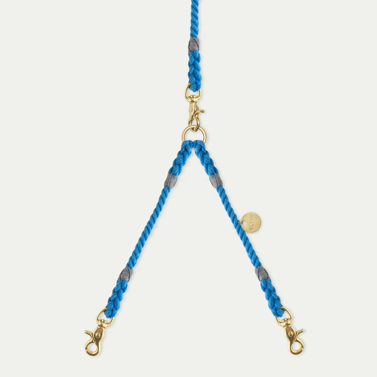 Leash Splitter Custom Double Pet Leash For Cats & Dogs; Coupler Leash; Sizes M L