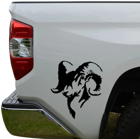 Mountain Goat Ram Die Cut Vinyl Decal Sticker For Car Truck Motorcycle Window Bumper Wall Decor