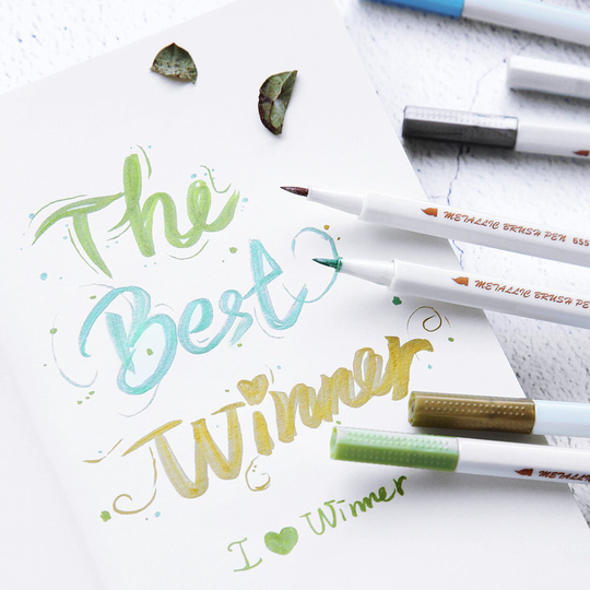 10 Colors Metallic Pens/Photo Album Pens/Wax Stamp Coloring Pens/Silver, Gold, White Invitation Pens, Drawing Pens
