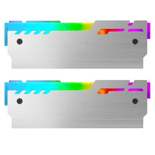 2Pcs Jonsbo NC-3 3Pin 5V ARGB LED Light Memory Cooler Radiator RAM Heatsink