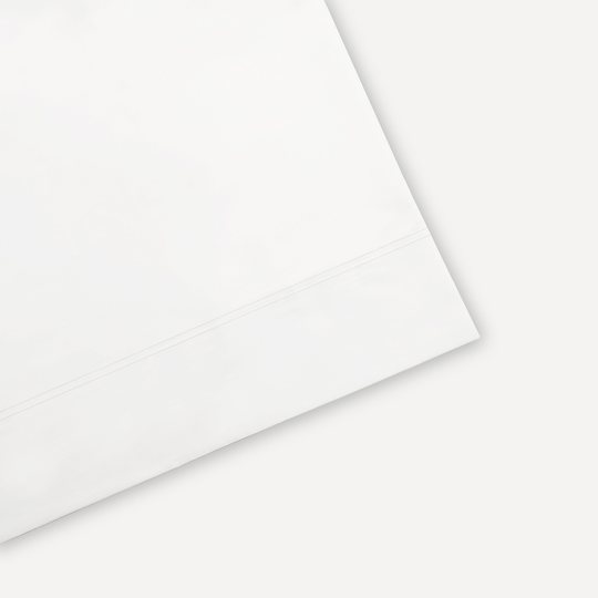 COLOR SENSE 800TC Easy Care Sateen King 800-Thread Count Cotton Polyester Blend White Bed Sheet | 8903062033899