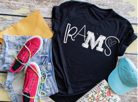 Rams Mascot Fun Print | Graphic Tee