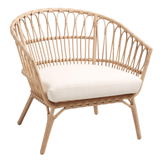 All Weather Wicker Lenco Outdoor Patio Chair: Brown - All-Weather Wicker by World Market