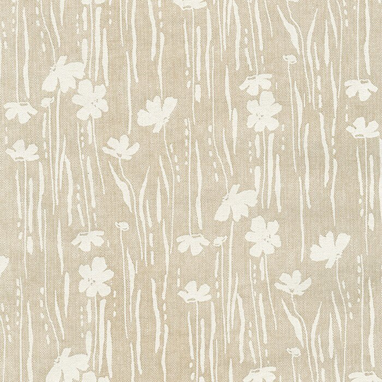 Around The Bend Linen Blend - Oyster Robert Kaufman Fabrics Half Or Full Yard