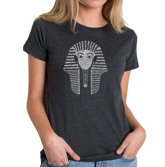 Women's Premium Blend Word Art T-Shirt - King Tut