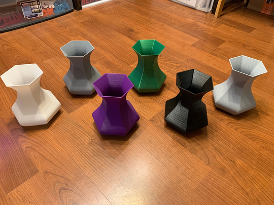 Vase 3D Printed