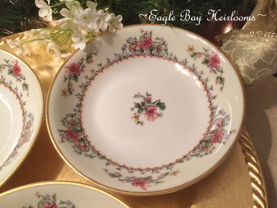 Antique, Haviland France, Limoges, "Montrose", Coupe Soup/Cereal Bowl, 6.25"