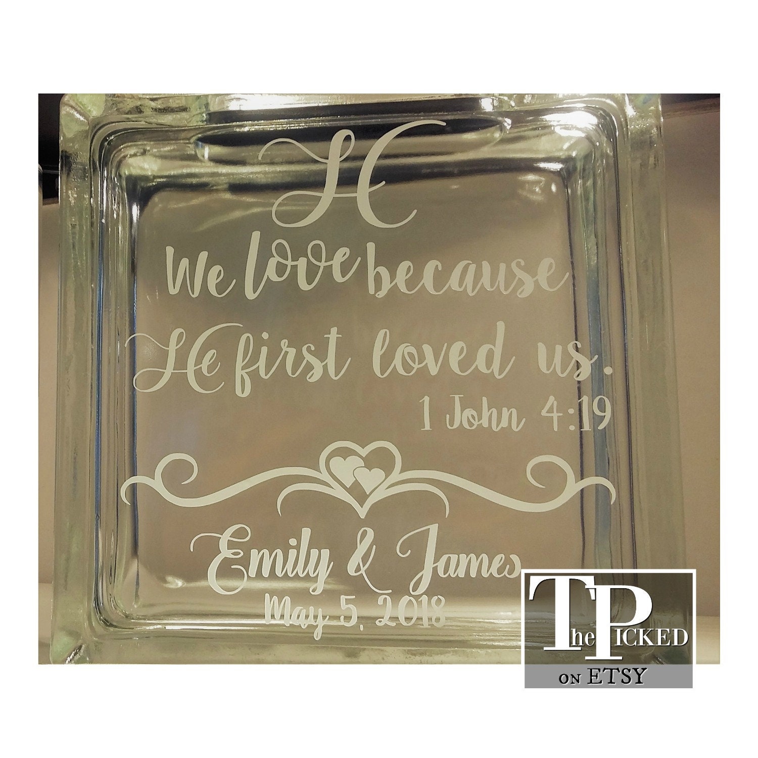 We Love Because He First Loved Us. 1 John 419-Tpuwus37
