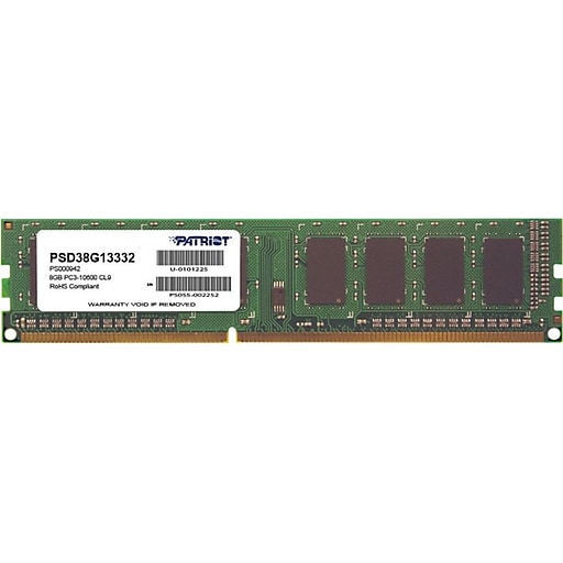 Patriot Memory Signature DDR3 (240-Pin DIMM) Memory Module, 8GB