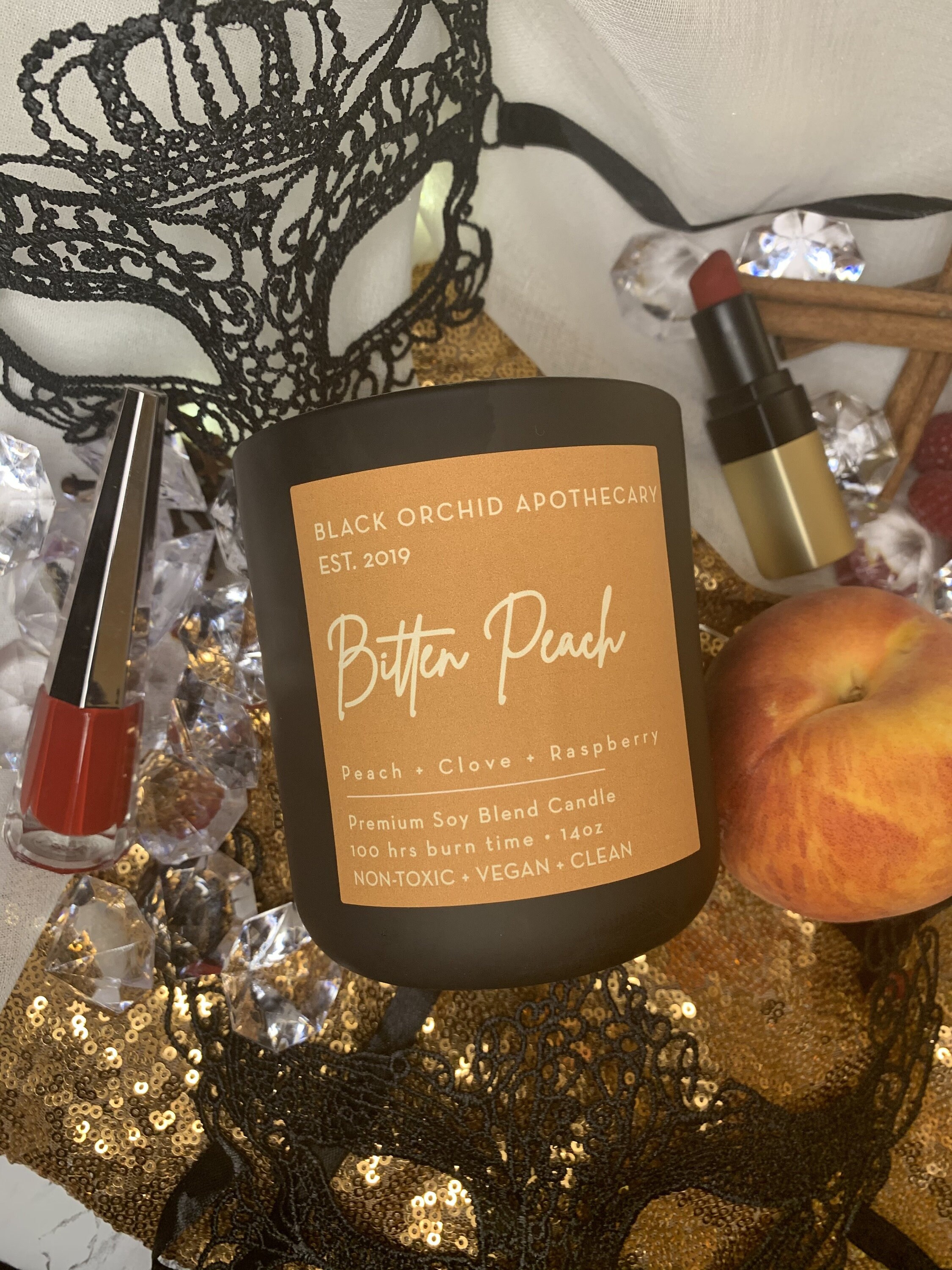 Bitten Peach Soy Blend Candle