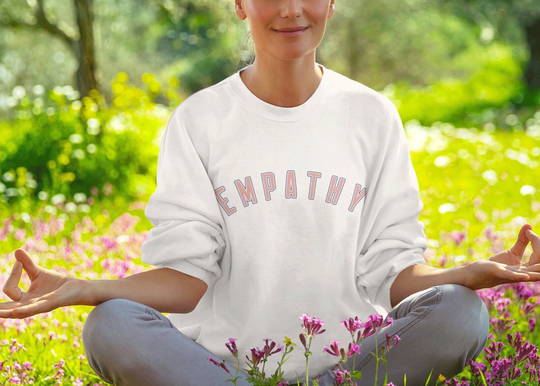 Empathy Sweatshirt Positive Shirt Kindness Oversized Crewneck Mindful Nurture Aesthetic