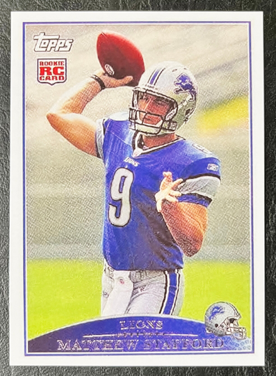 2009 #430 Matthew Stafford Rookie Reprint - Mint Condition Detroit Lions
